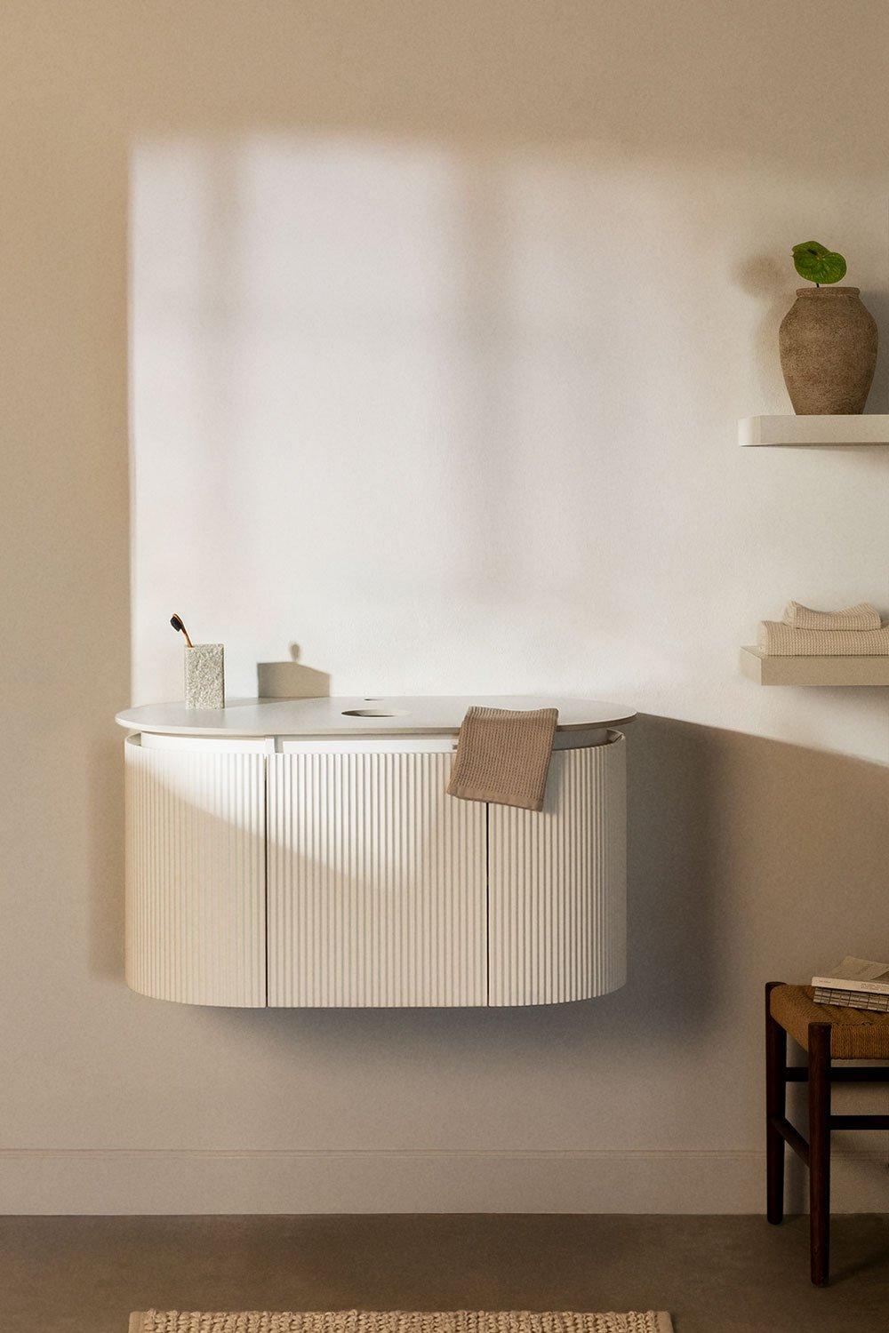 sklum Ensemble de meubles de salle de bain en bois Carsone