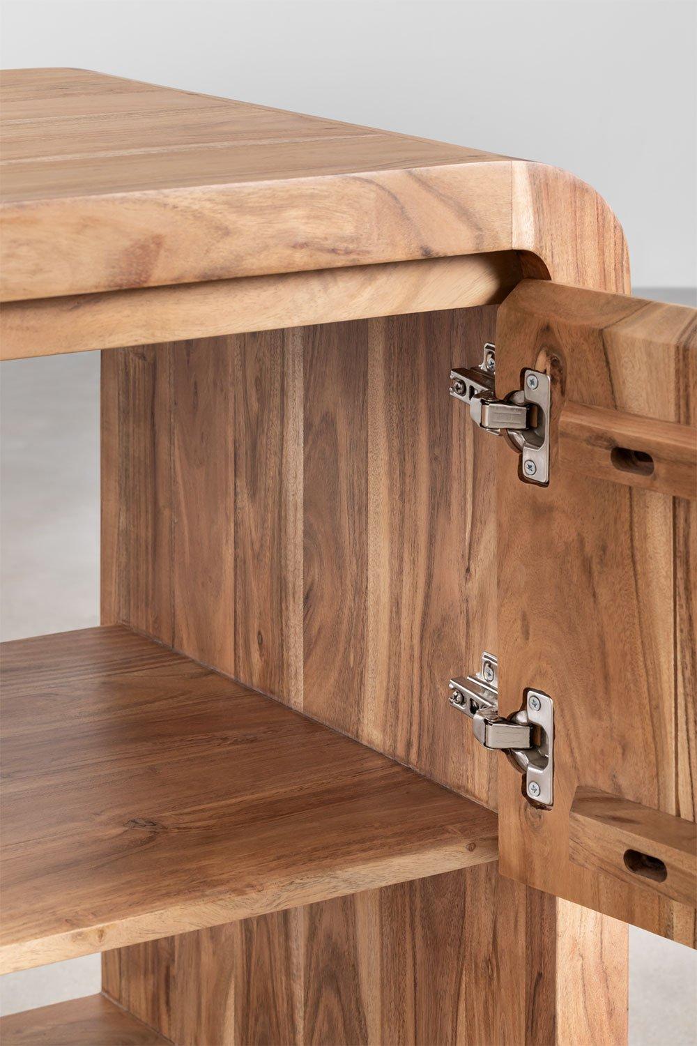 Sklum Ensemble De Meubles De Salle De Bain En Bois D'acacia Vacry