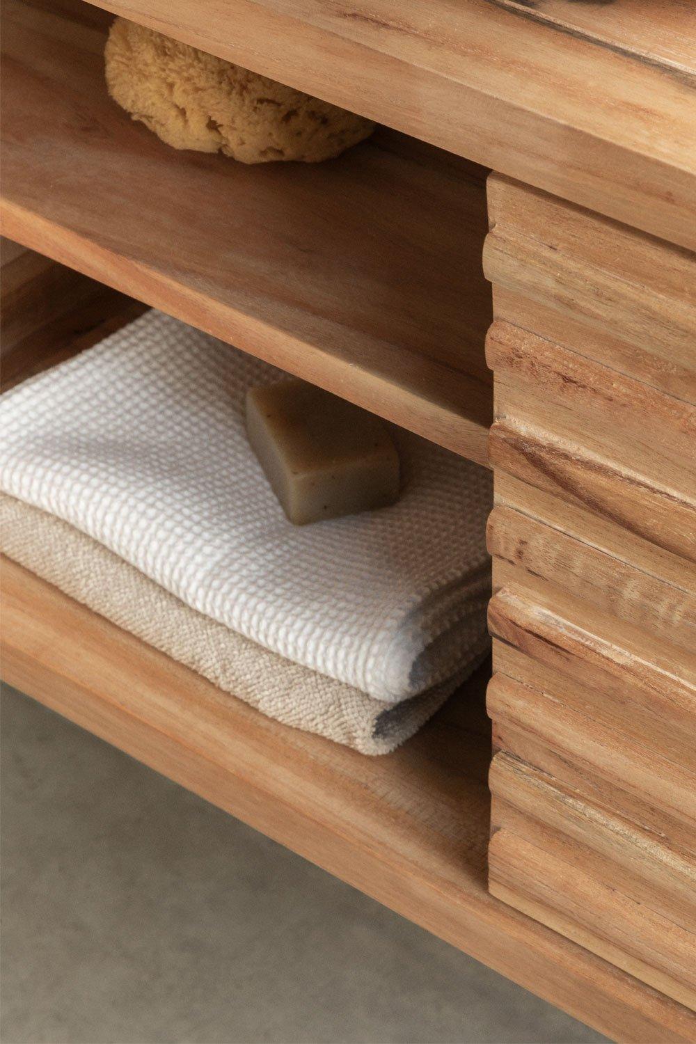 Sklum Ensemble De Meubles De Salle De Bain En Bois Deleyna