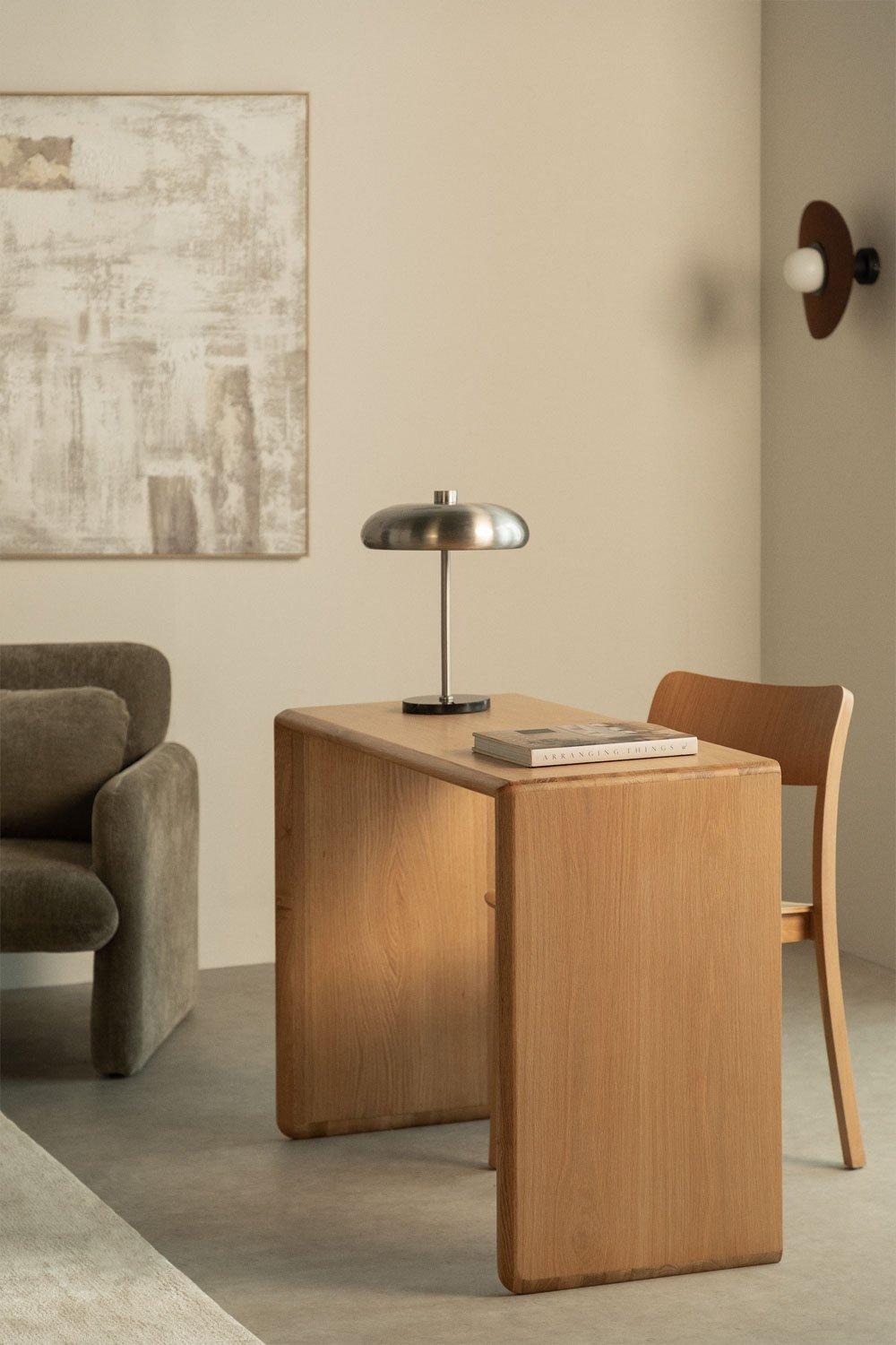 sklum Escritorio en madera de roble (110x45 cm) Treveris