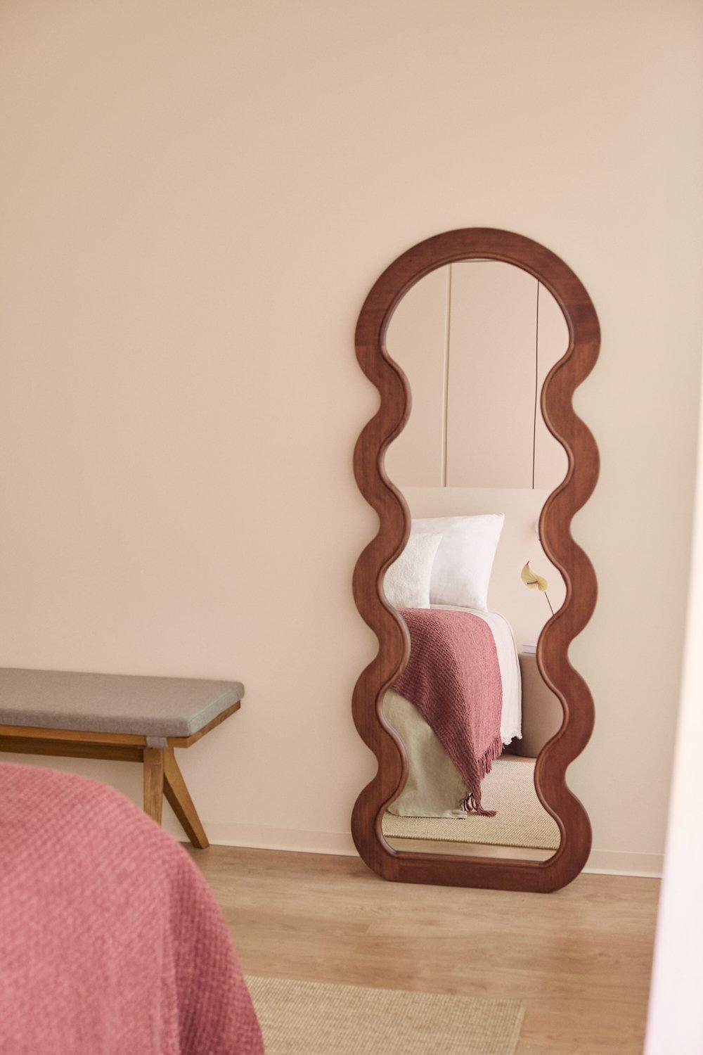 Sklum Espejo De Pared 60x160 Cm En Madera De Pino Landoi