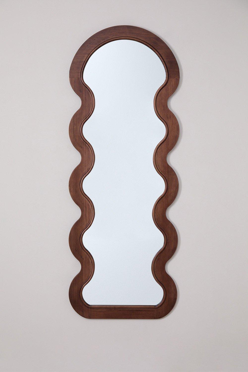 Sklum Espejo De Pared 60x160 Cm En Madera De Pino Landoi