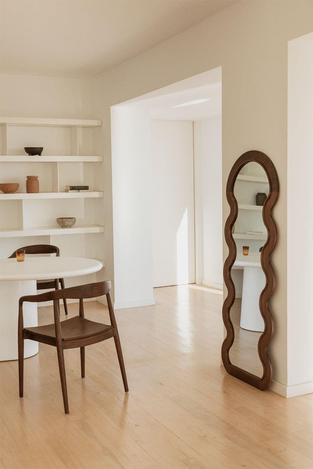 sklum Espejo de pared 60x160 cm en madera de pino Landoi