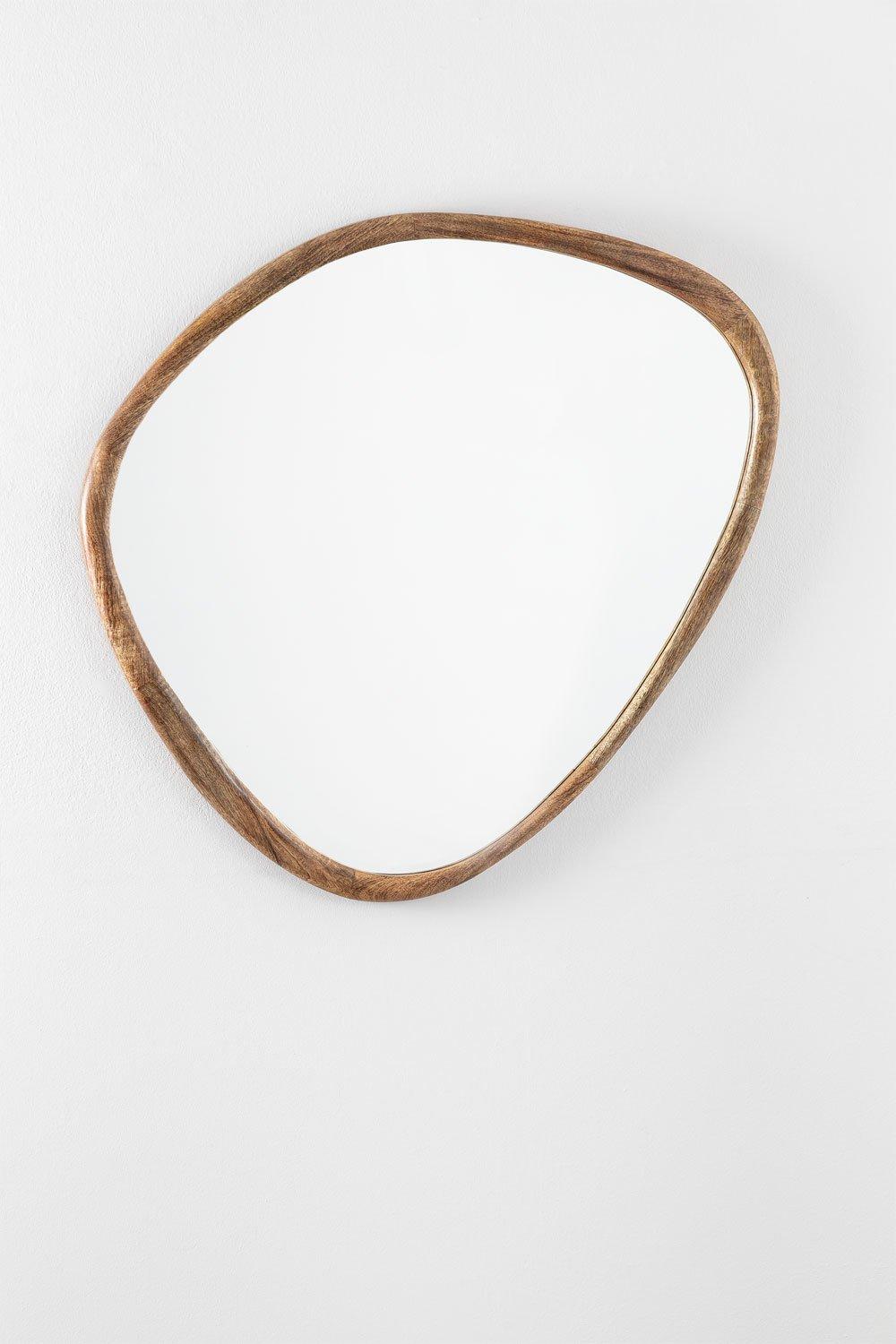 Sklum Espejo De Pared En Madera De Mango (86x70 Cm) Dilian