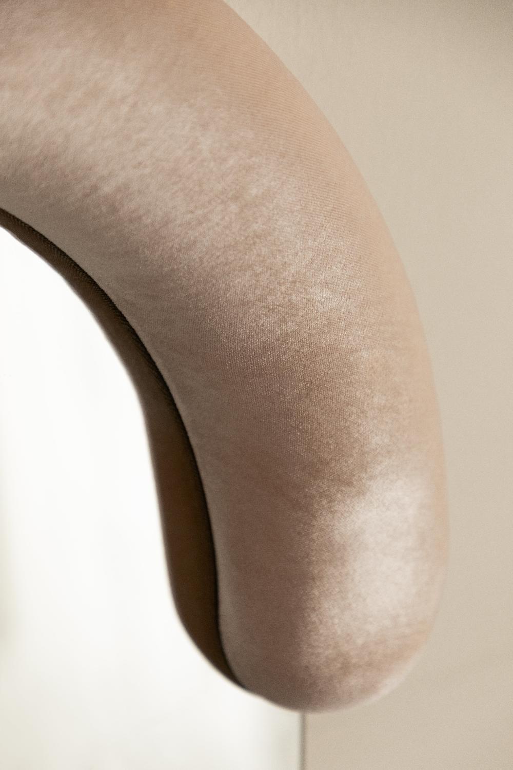 Sklum Espejo De Pared Ovalado En Terciopelo (60x160 Cm) Jasnon