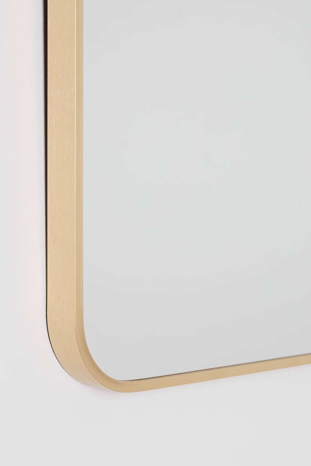 Sklum Espejo De Pared Rectangular En Aluminio (50x70 Cm) Tuluise