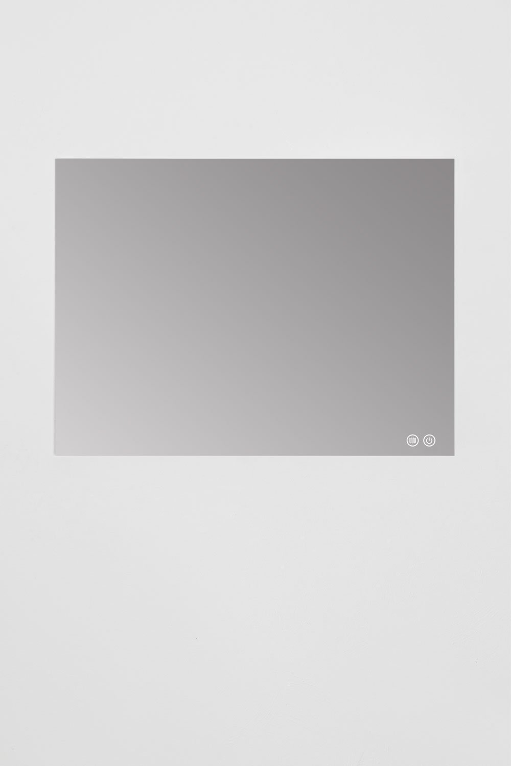 sklum Espejo de pared rectangular para baño con luz LED y antivaho (120x90 cm) Sivren