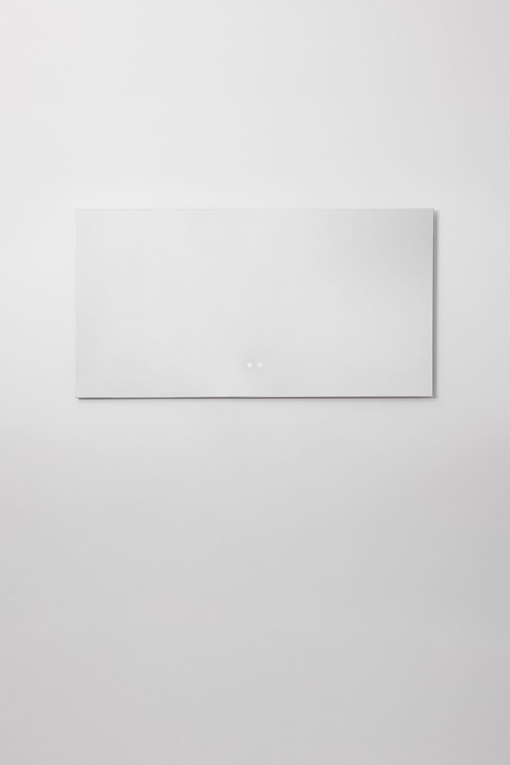 sklum Espejo de pared rectangular para baño con luz LED y antivaho (140x75 cm) Riben