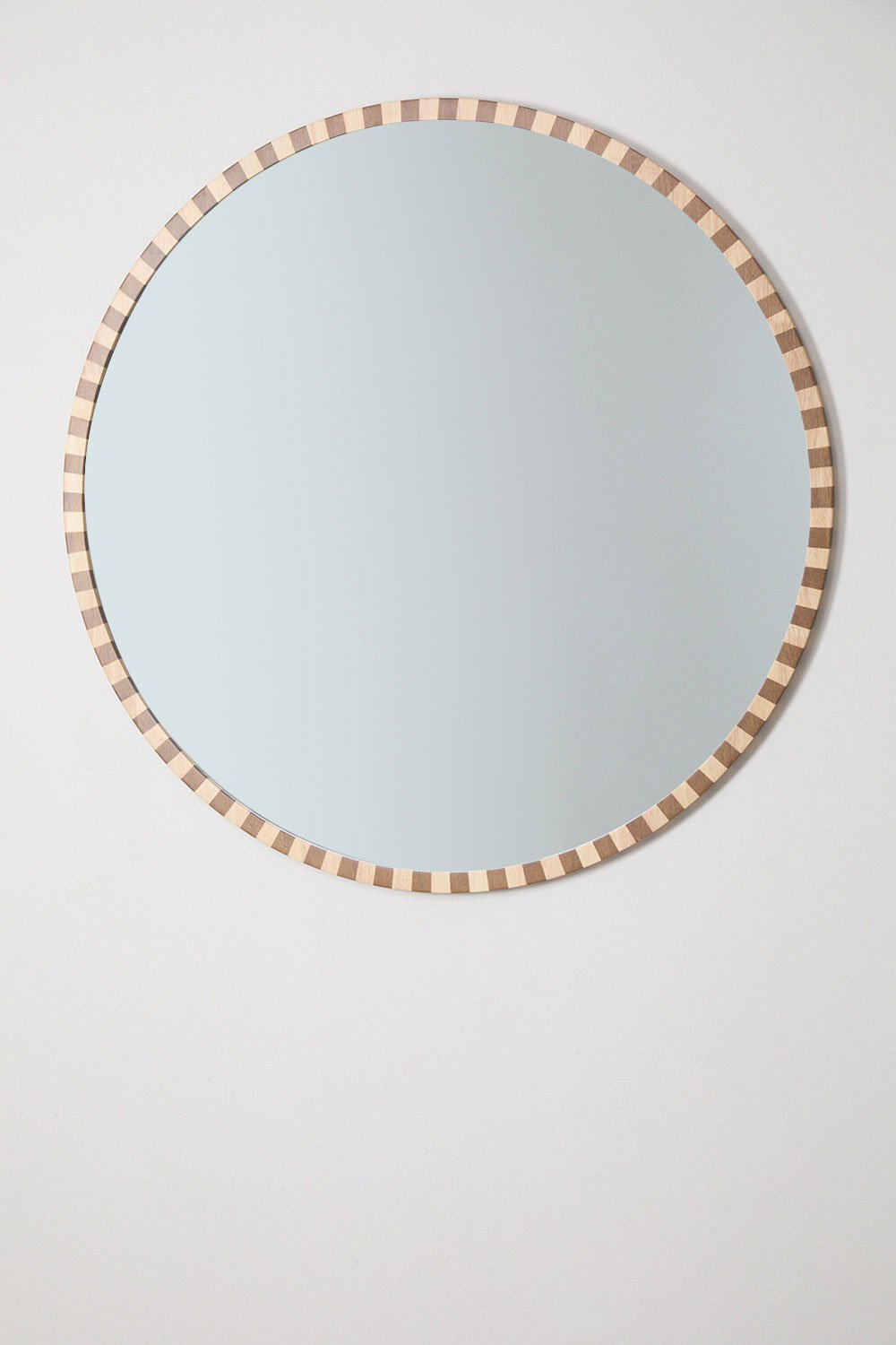 Sklum Espejo De Pared Redondo En Madera De Roble (Ø110 Cm) Sapeira