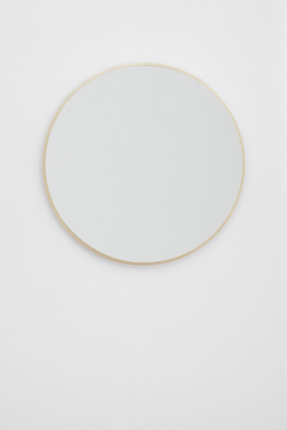 Sklum Espejo De Pared Redondo Ø60 Cm En Aluminio Oreste