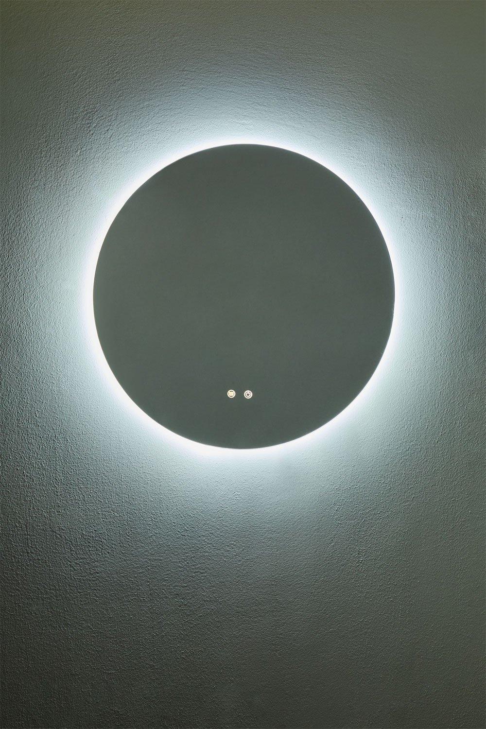 Sklum Espejo De Pared Redondo Para Baño Con Luz LED Y Antivaho (Ø70 Cm) Solyn