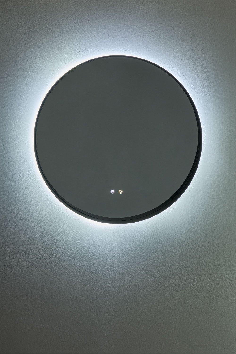 Sklum Espejo De Pared Redondo Para Baño Con Luz LED Y Antivaho (Ø80 Cm) Kimacs