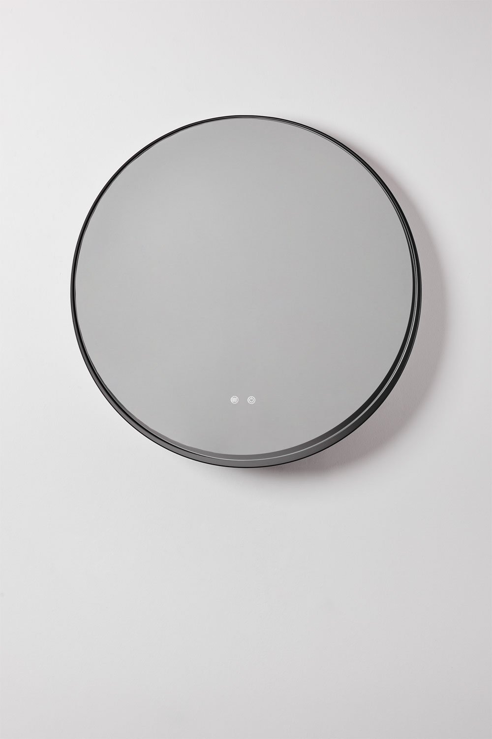 sklum Espejo de pared redondo para baño con Luz LED y antivaho (Ø80 cm) Kimacs