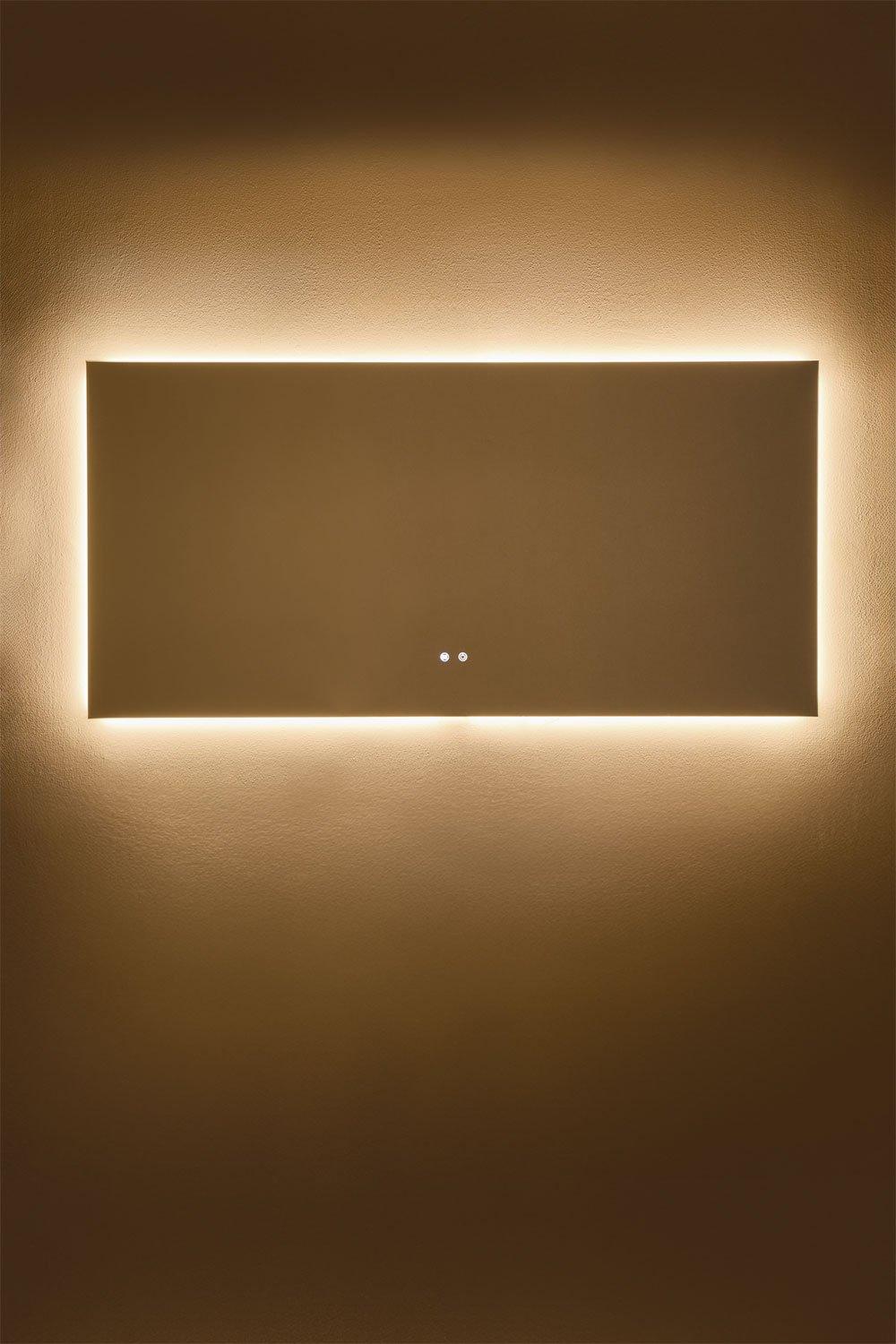 Sklum Espelho Retangular De Parede Para Banheiro Com Luz LED E Antiembaçante (160x75 Cm) Jorvi