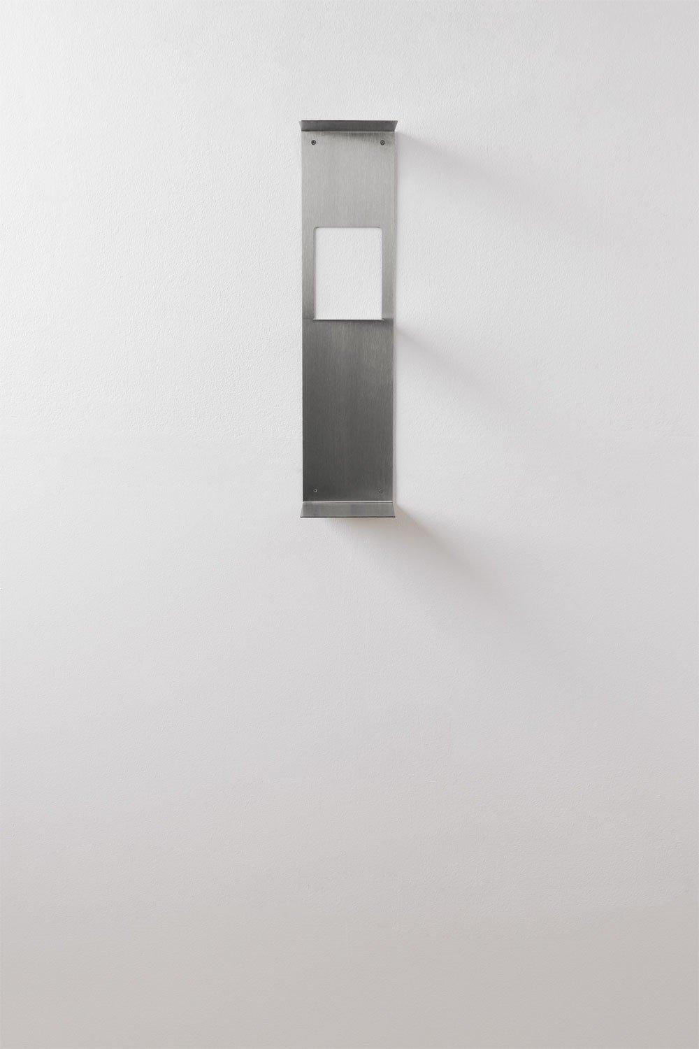 Sklum Estantería De 3 Baldas En Acero Cepillado Panya