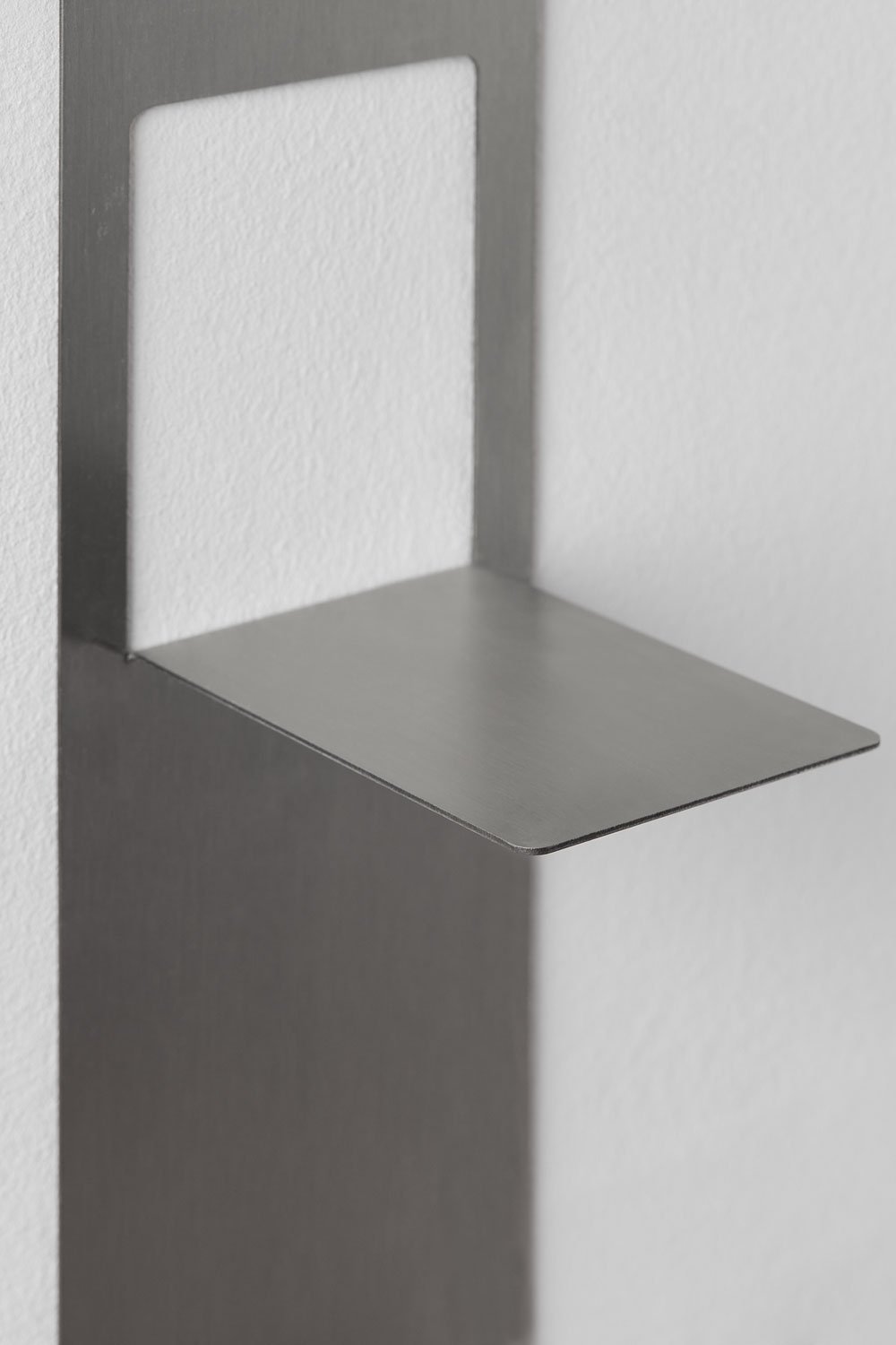 Sklum Estantería De 3 Baldas En Acero Cepillado Panya