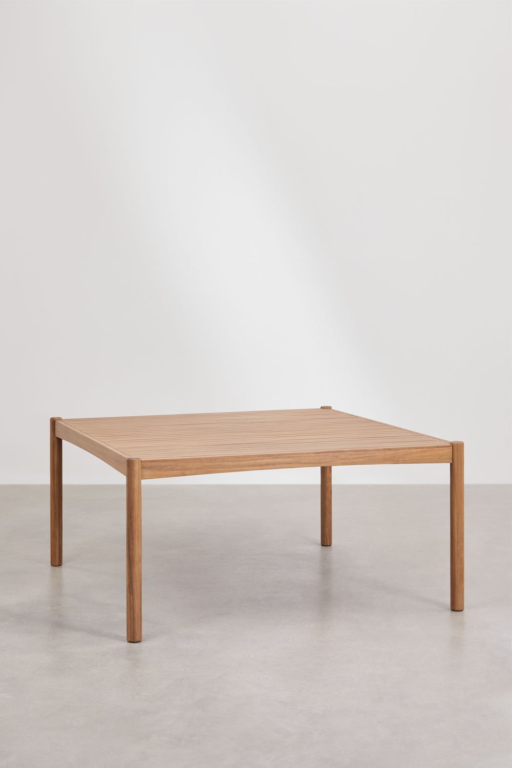 Sklum Garden Table Square 150x150 Cm In Acacia Wood Aderyn