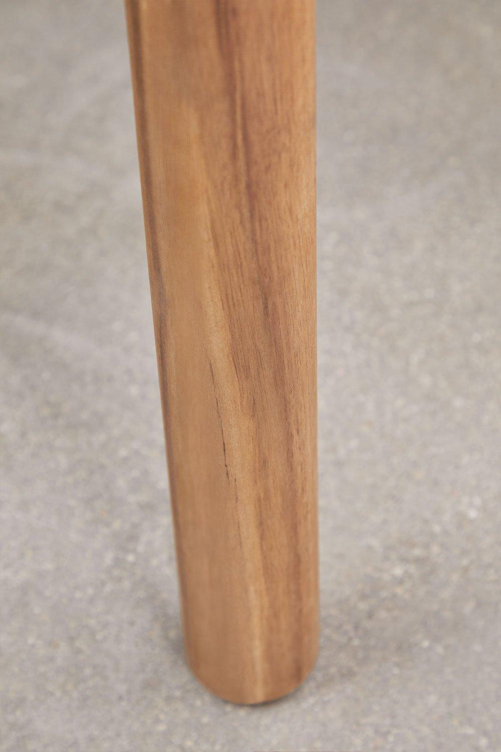 Sklum Garden Table Square 150x150 Cm In Acacia Wood Aderyn