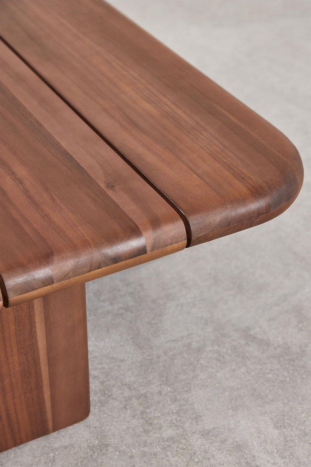 Sklum Gartencouchtisch Quadratisch 70x70 Cm Aus Akazienholz Famara
