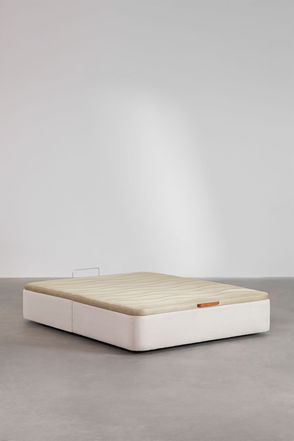 Sklum Gepolstertes Bettgestell Mit Bettkasten Für Matratze 160x200cm Uferyn