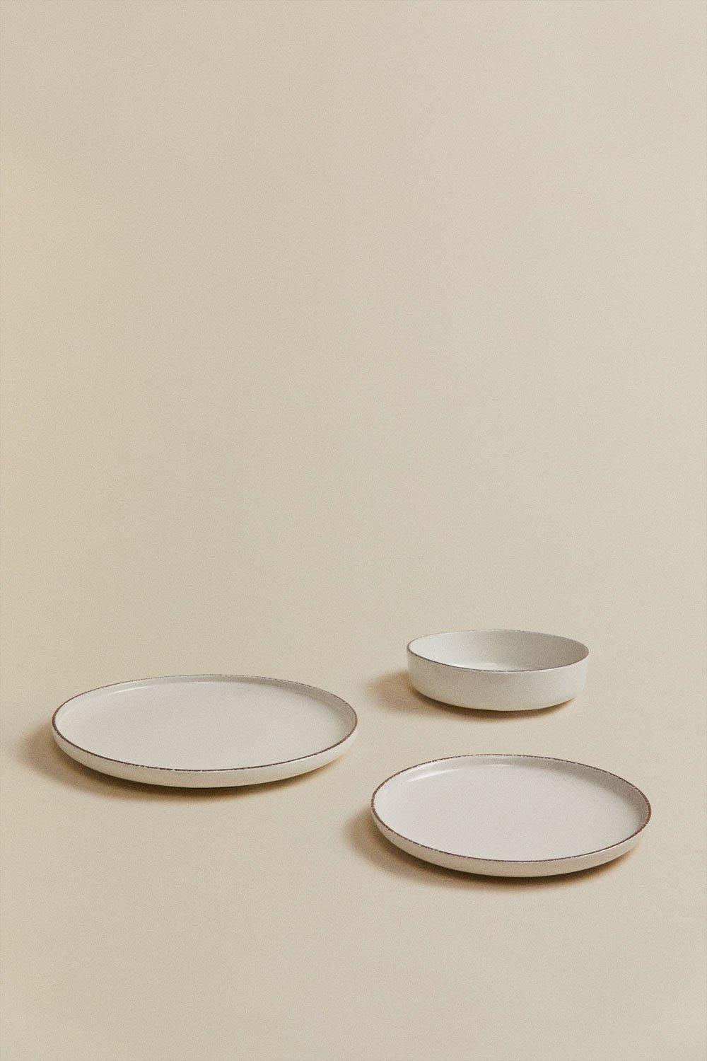 Sklum Geschirrset Aus 12 Teilen Aus Steingut Ronilena