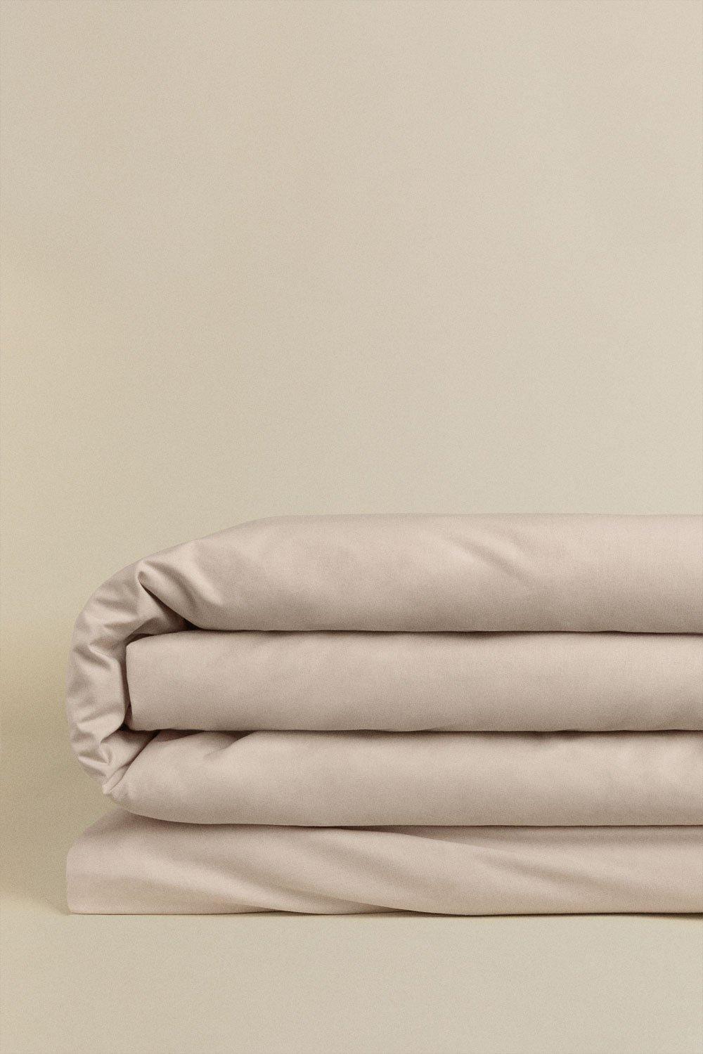 Sklum Housse De Couette En Percale De Coton 180 Fils Lesia