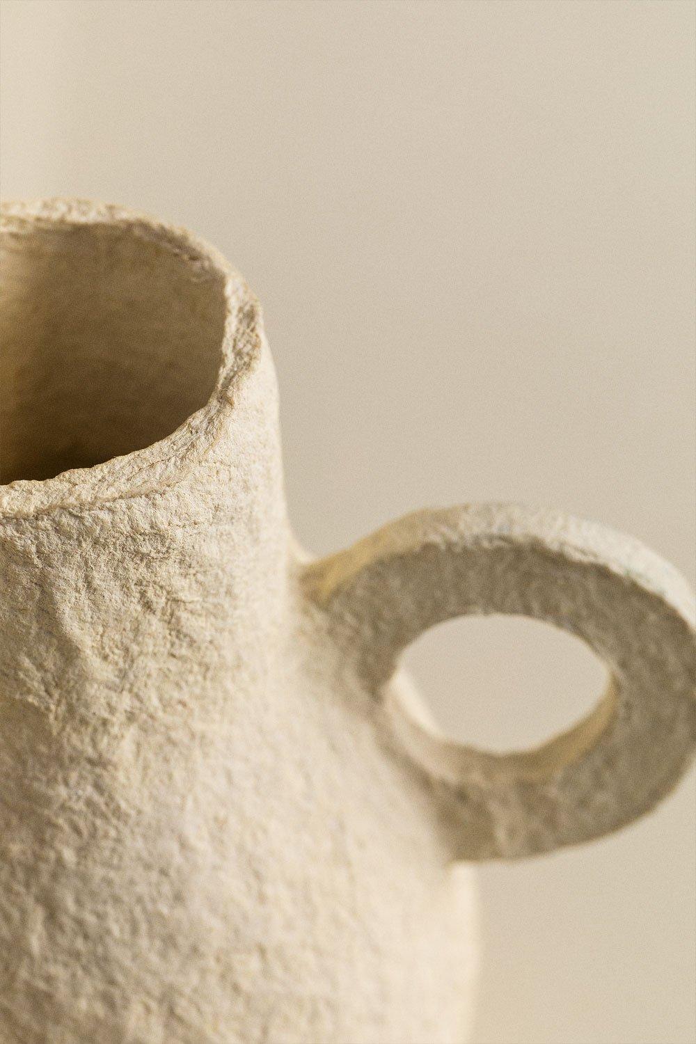 Sklum Jarrón Artesanal Decorativo En Papel Maché Delores