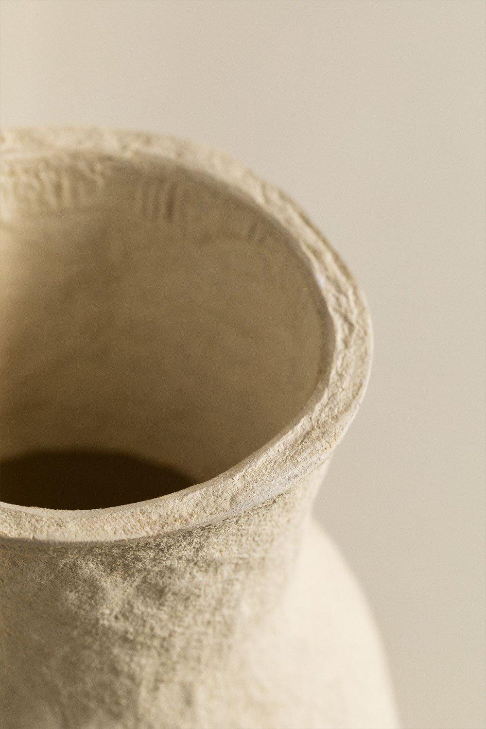 Sklum Jarrón Artesanal Decorativo En Papel Maché Reynolds