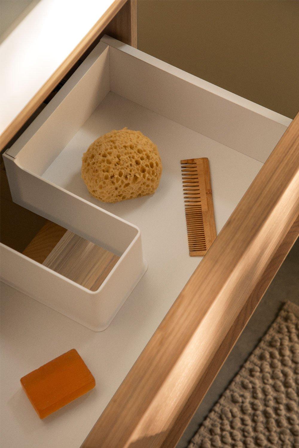 Sklum Jolene Wooden Bathroom Furniture Set With Integrated Sink