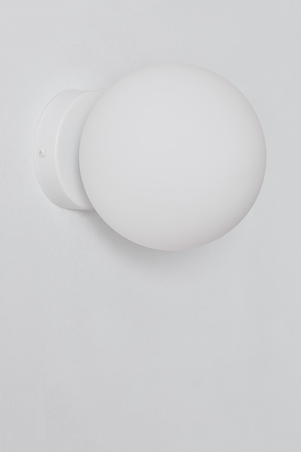 Sklum Kinkiet łazienkowy Ze Stali Nierdzewnej Z Kulą Szklaną Uvol Traditional