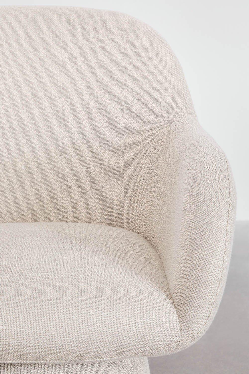 Sklum Krzesło Do Jadalni Tapicerowane Erica Z Podłokietnikami