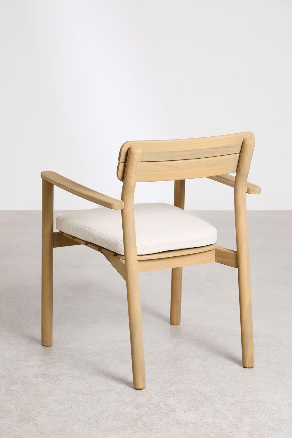 Sklum Krzesło Ogrodowe Saira Z Podłokietnikami Z Drewna Akacjowego