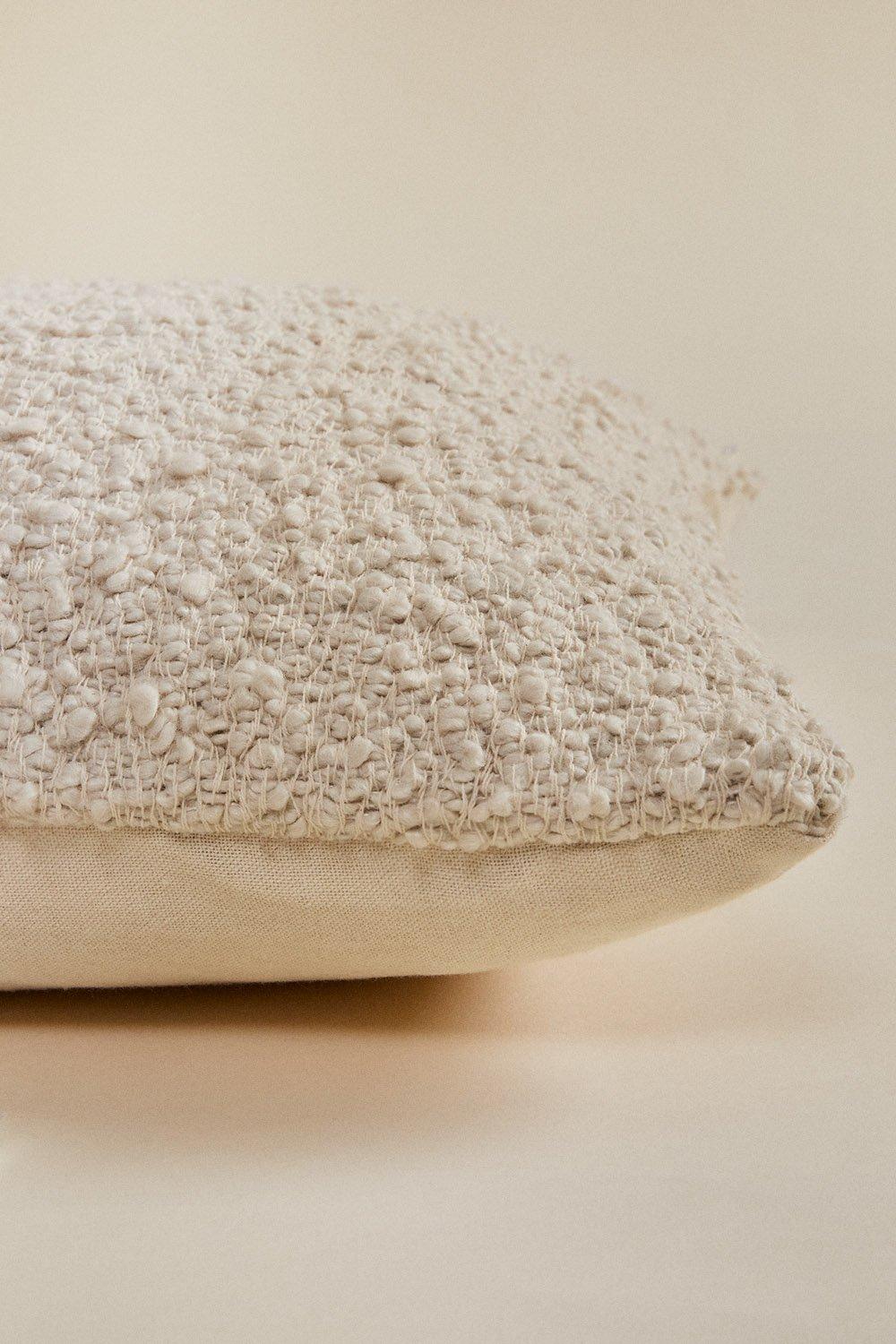 Sklum Kwadratowa Poduszka Z Tkaniny Bouclé (45x45 Cm) Zanero