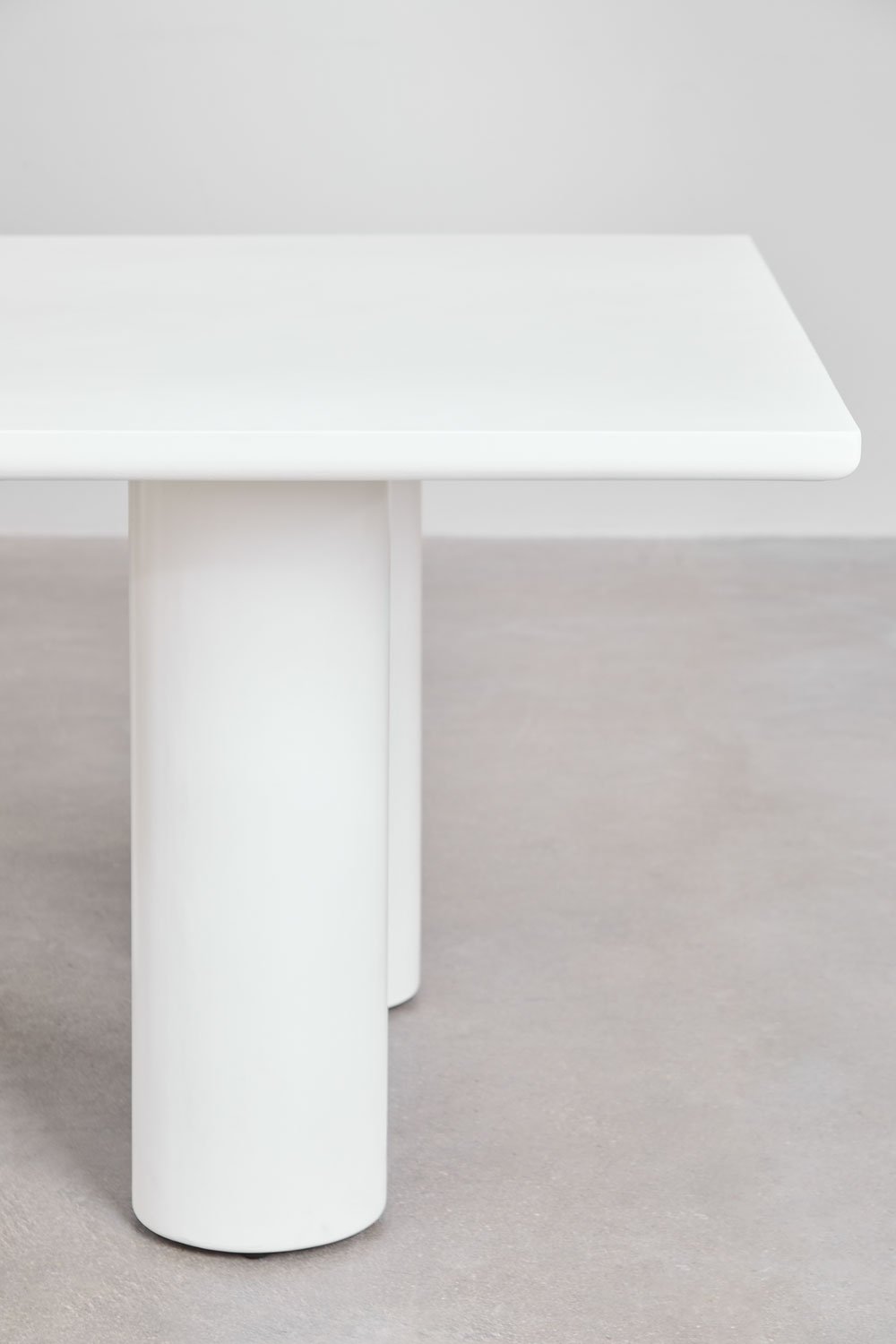 Sklum Kwadratowy Stół Ogrodowy 150x150 Cm Z Cementu Lizbońskiego