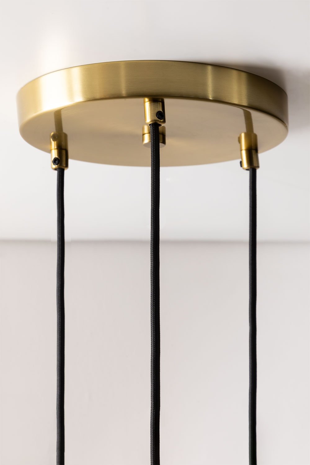 Sklum Lámpara De Techo En Cristal Con 3 Puntos De Luz Bezany Colors