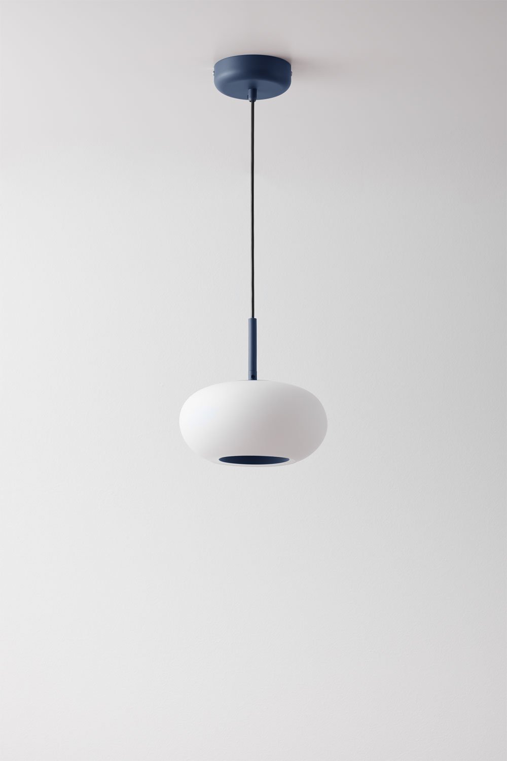 Sklum Lámpara De Techo LED En Cristal Y Acero Deruent