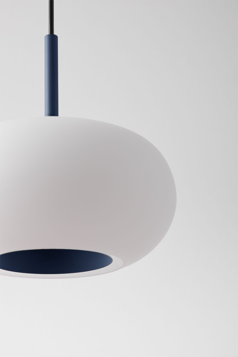 Sklum Lámpara De Techo LED En Cristal Y Acero Deruent