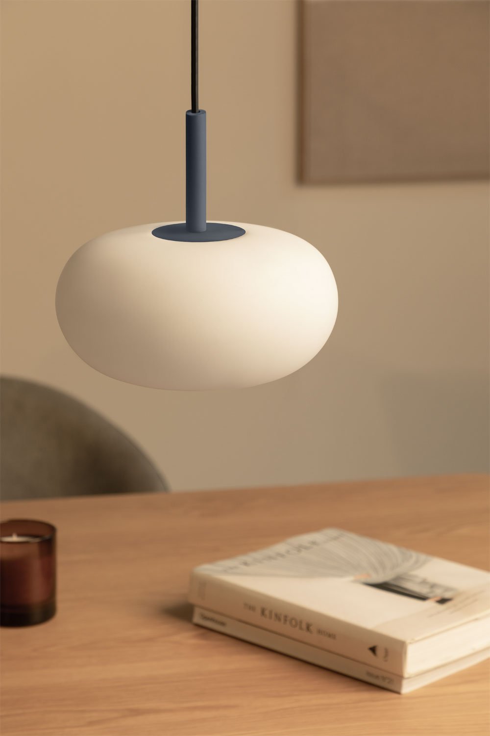 sklum Lámpara de Techo LED en Cristal y Acero Deruent