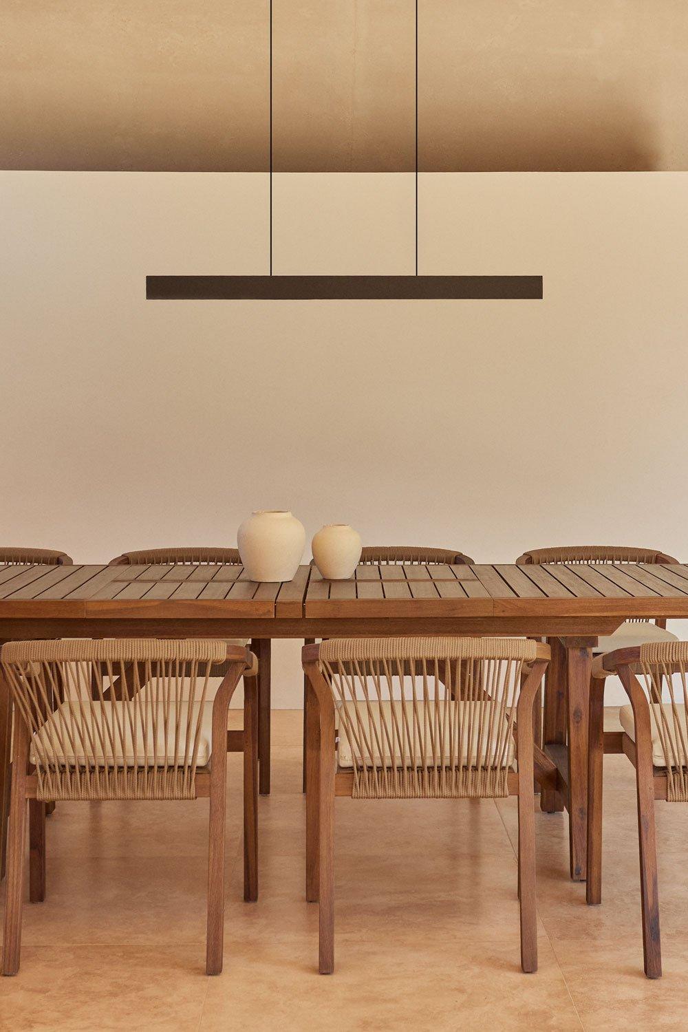 sklum Lámpara de Techo Lineal LED en Aluminio (120 cm) Astley