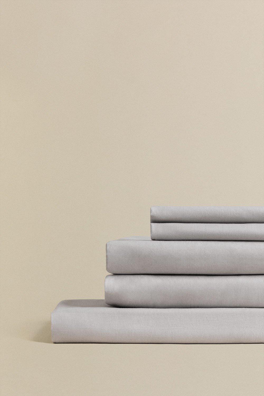 Sklum Lesia 180 Thread Count Percale Cotton Fitted Sheet