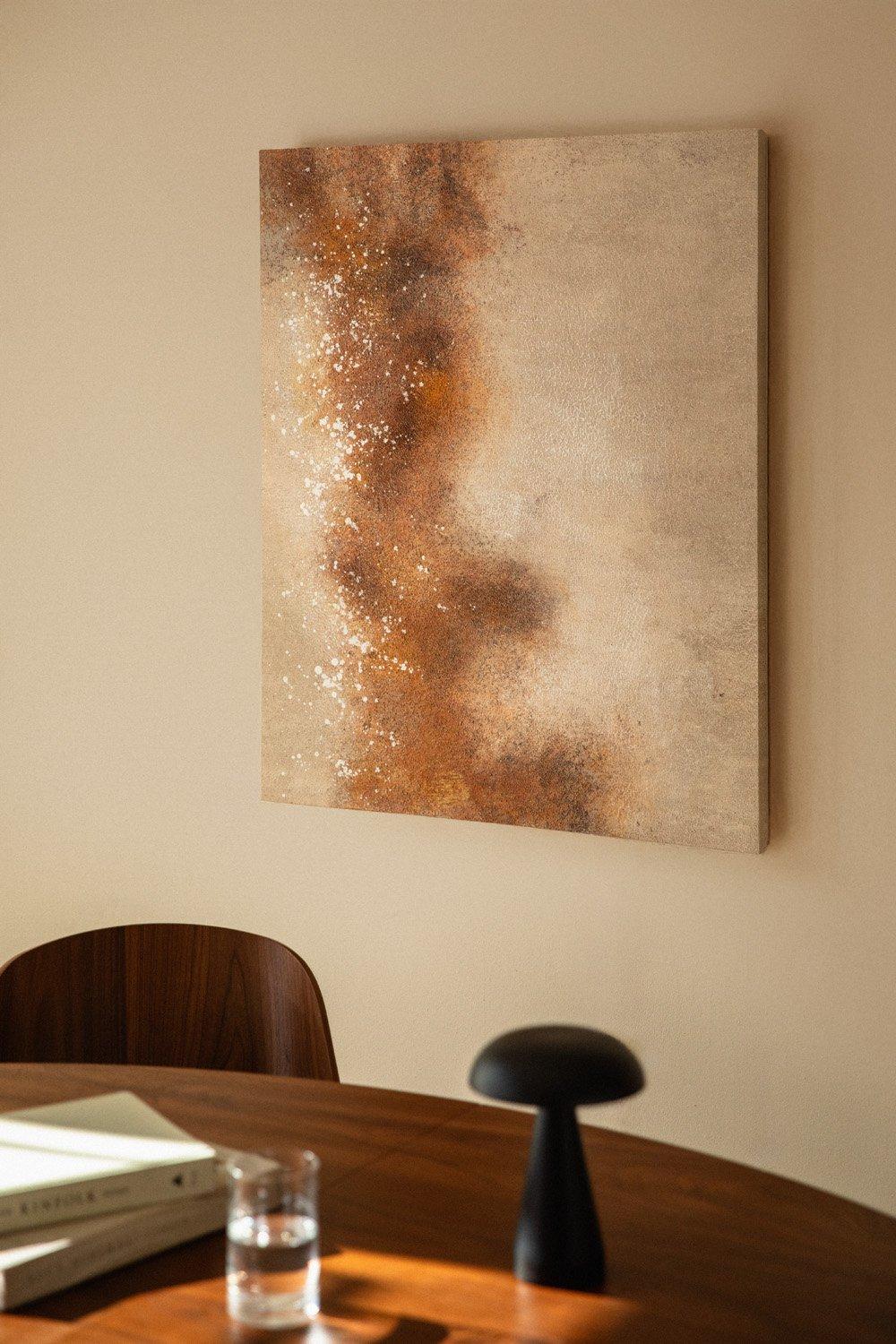 sklum Lienzo decorativo (80x100 cm) con textura de escayola Sabik