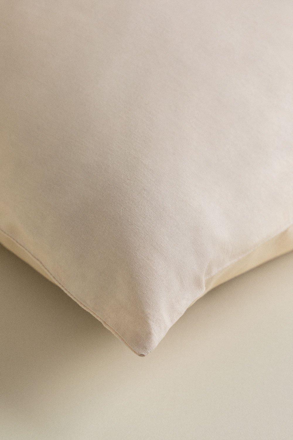 Sklum Lot De 2 Taies D'oreiller En Percale De Coton Lesia 180 Fils