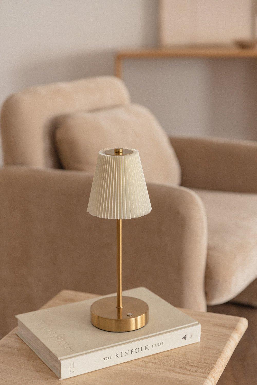 sklum Luminária de mesa LED sem fio Myrdal em ferro