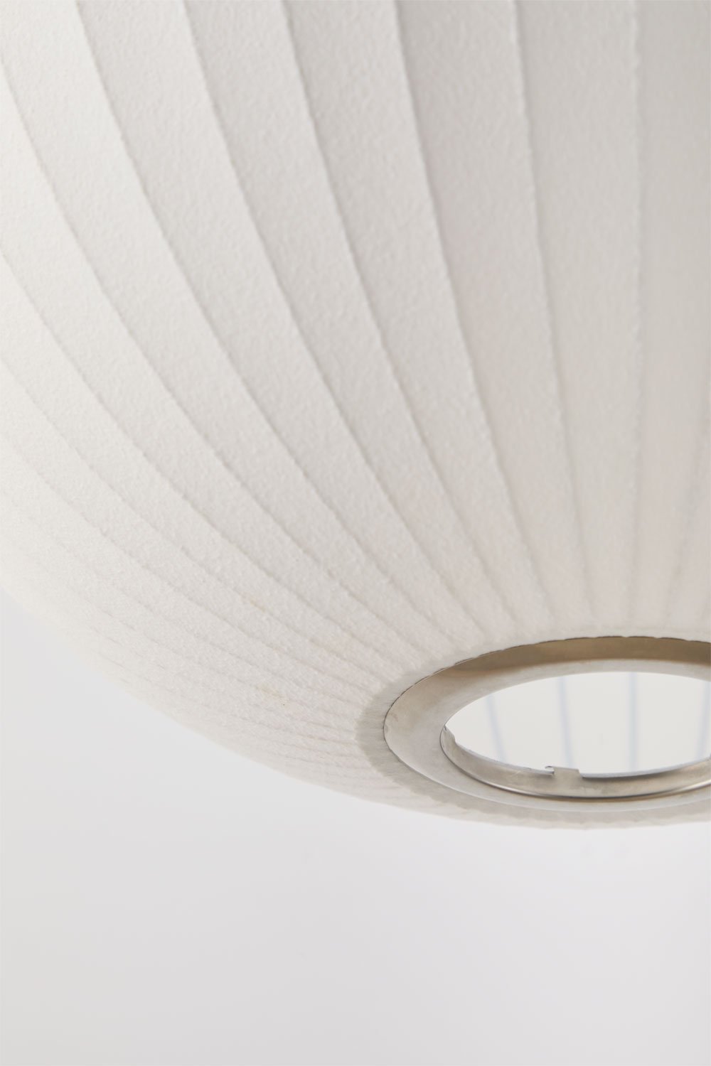 Sklum Luminária De Teto Em Seda Artificial E Ferro Worel