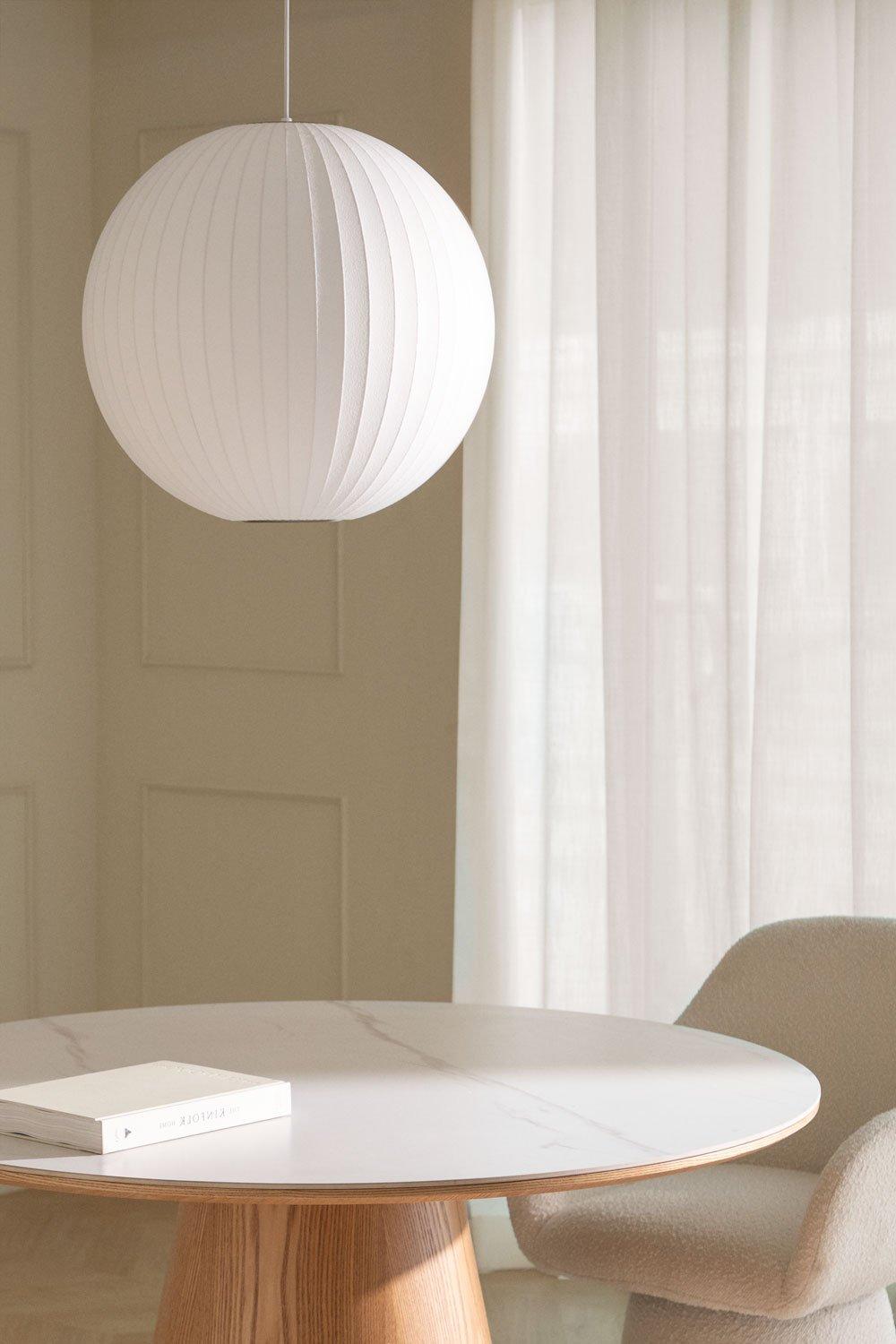 sklum Luminária de teto em seda artificial e ferro Worel