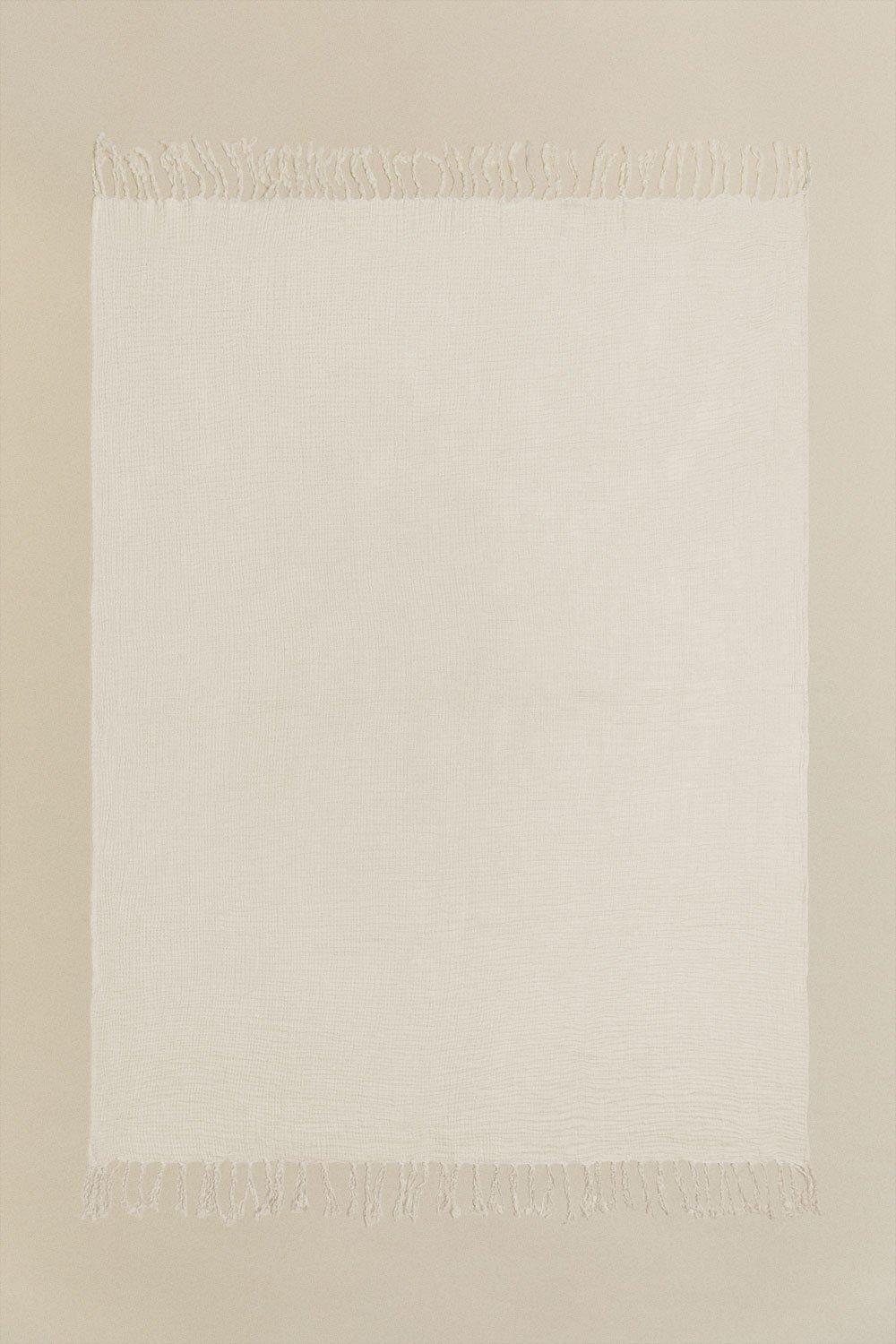 sklum Manta xadrez de chiffon de algodão (185x125 cm) Eloi