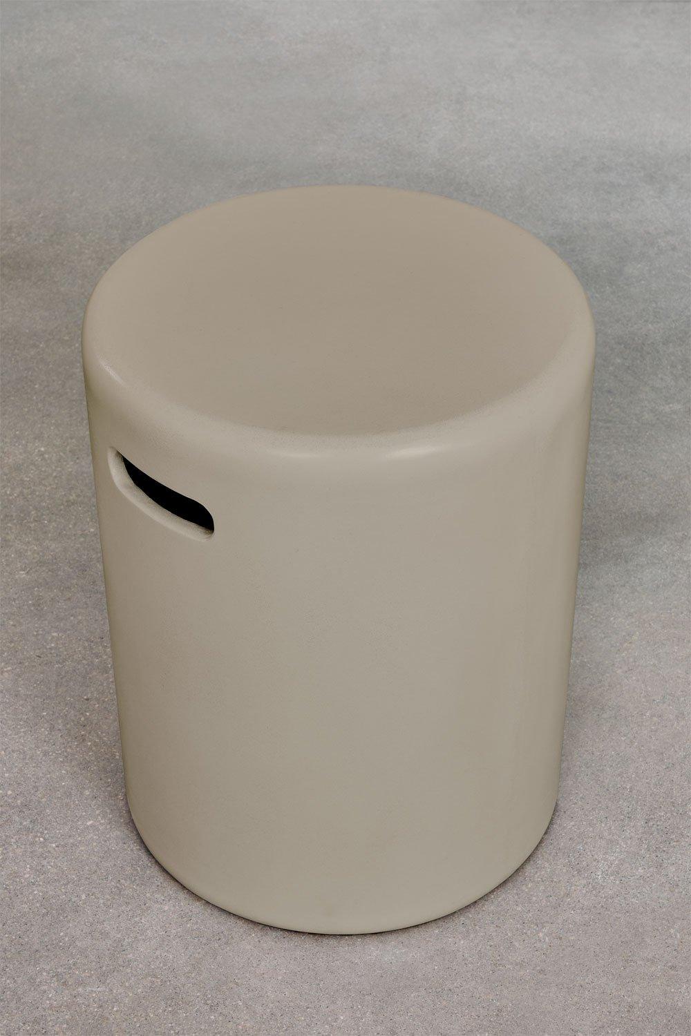 Sklum Mesa Auxiliar Redonda En Cemento (Ø35 Cm) Biltet