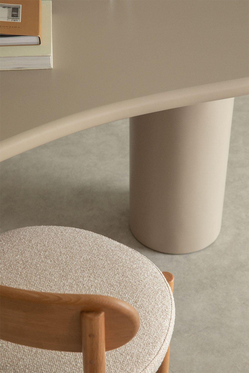 Sklum Mesa De Comedor Ovalada En MDF (220x115 Cm) Billie