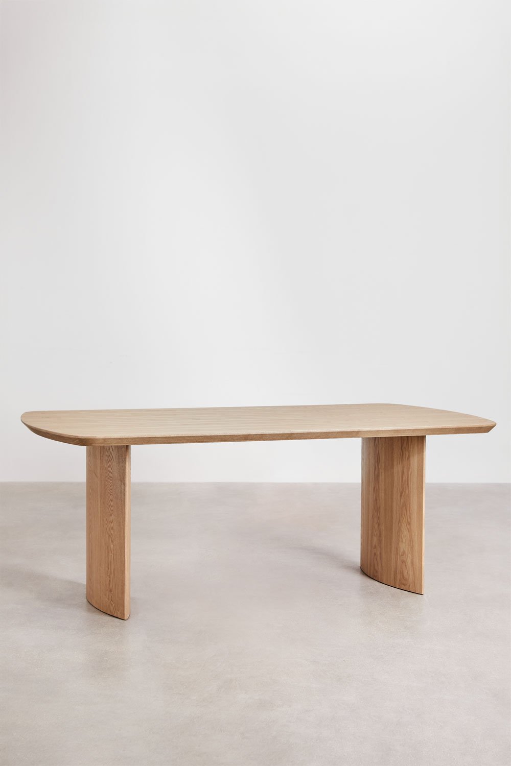 Sklum Mesa De Comedor Rectangular 200x100 Cm En MDF Tuareg