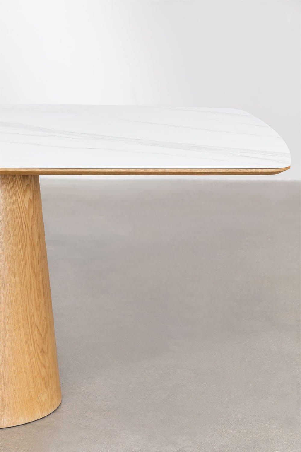 Sklum Mesa De Comedor Rectangular En Madera (200x100 Cm) Aura